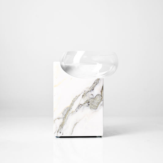 CLIFFHANGER COCKTAIL GLASS - TERRA CALACATTA