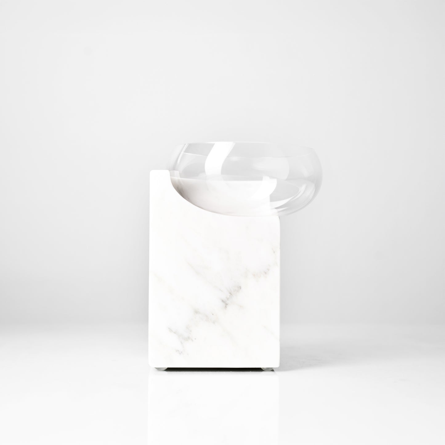 CLIFFHANGER COCKTAIL GLASS - CALACATTA CARRARA