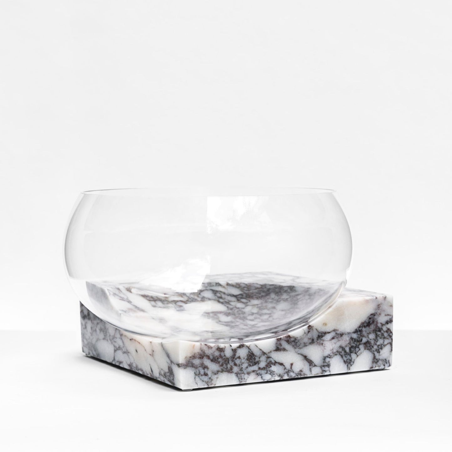 CLIFFHANGER BOWL - CALACATTA VIOLA MARBLE