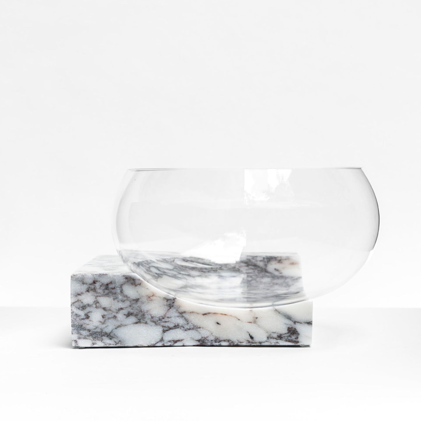 CLIFFHANGER BOWL - CALACATTA VIOLA MARBLE