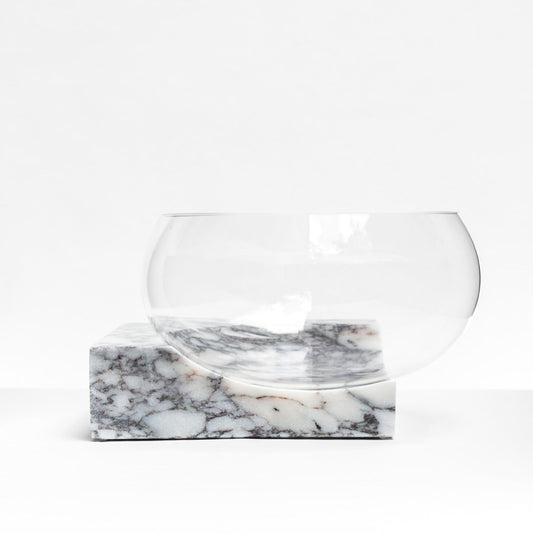 CLIFFHANGER BOWL - CALACATTA VIOLA MARBLE