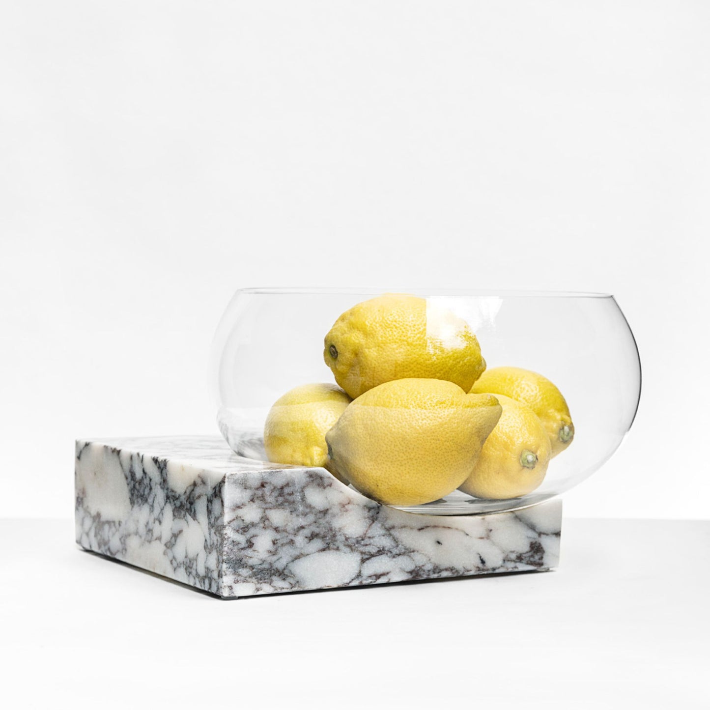 CLIFFHANGER BOWL - CALACATTA VIOLA MARBLE