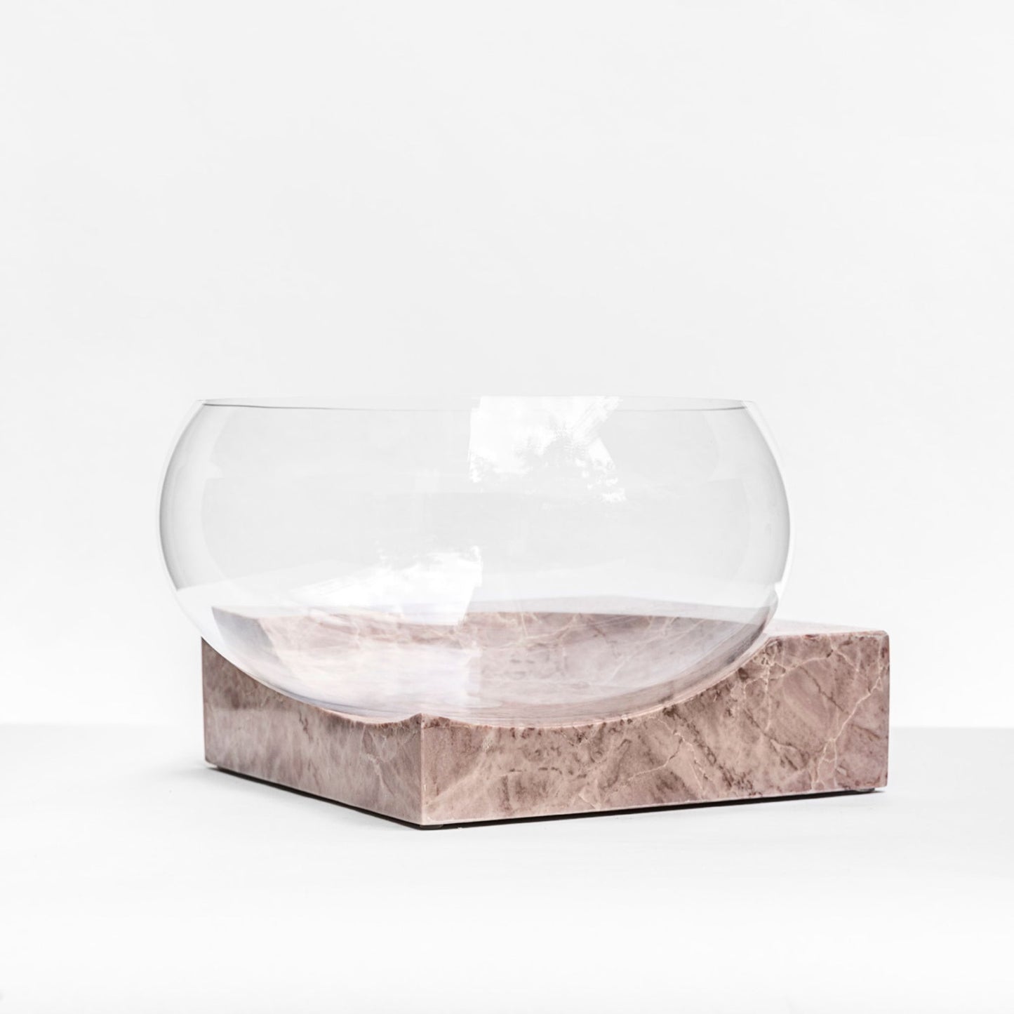 CLIFFHANGER BOWL - PINK MARBLE