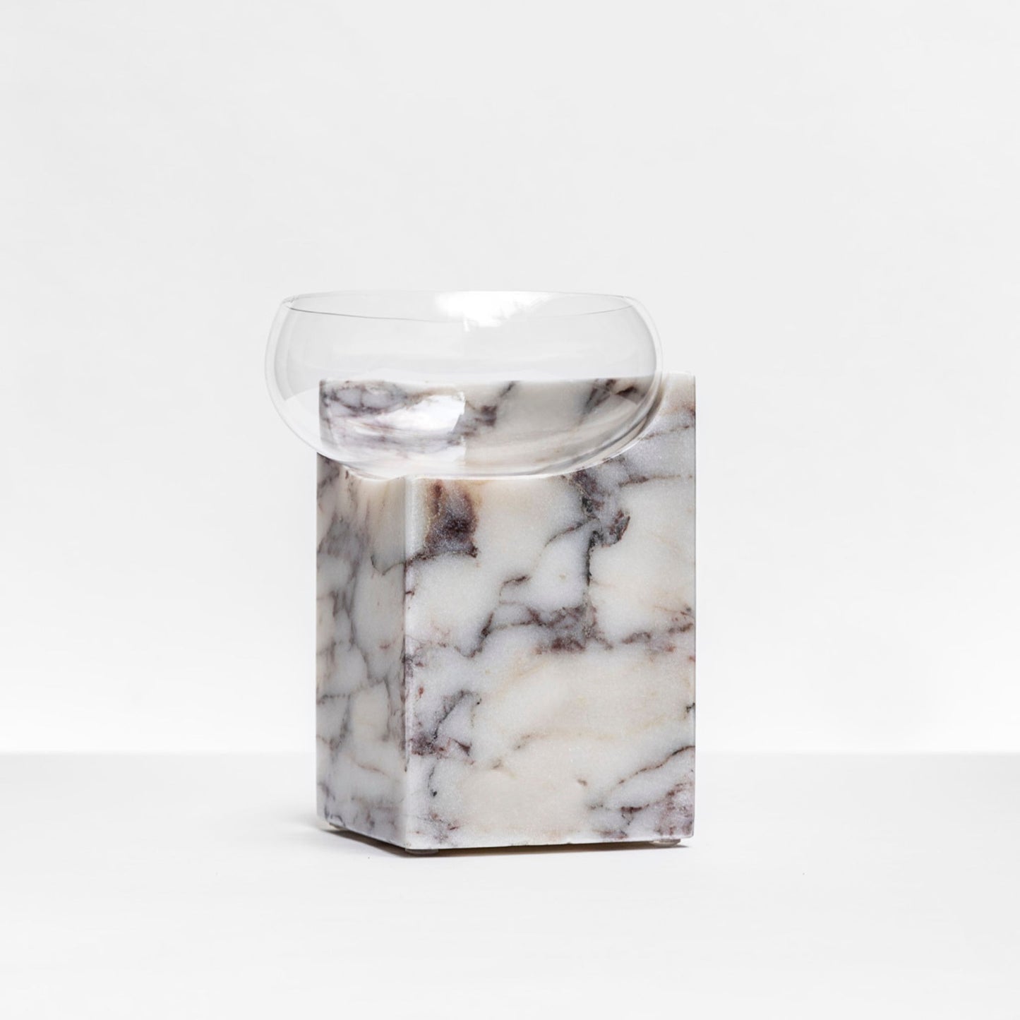 CLIFFHANGER COCKTAIL GLASS - CALACATTA VIOLA MARBLE