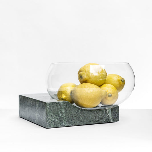 CLIFFHANGER BOWL - GREEN MARBLE